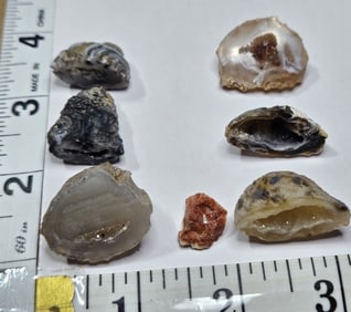 (7) Oco Brazilian Geodes - 42.47 grams