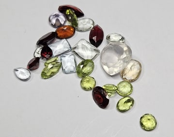 22.90 tcw. Natural Faceted Gemstone Parcel