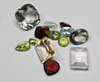 20.35 tcw. Natural Faceted Gemstone Parcel