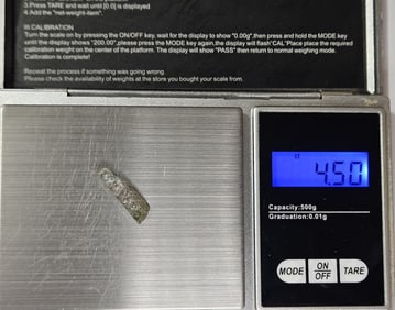 4.50 ct. Gem Grade Tourmaline  Crystal