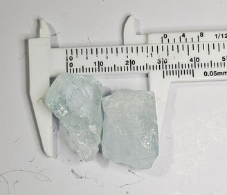 61.75 tcw. Gem Grade Rough Aqua Marine Parcel