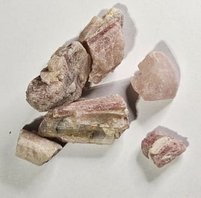 78.65 tcw. Natural Rough Pink Tourmaline Parcel