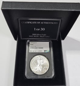 2018 MS 70 PERFECT NGC 1-30 Black Label