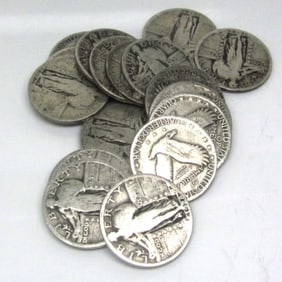 (20) Standing Liberty Quarters - Random Dates