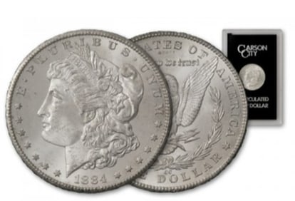 1884 CC GSA Morgan Silver Dollar