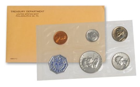 1958 US Mint Proof Set - in Flatpack