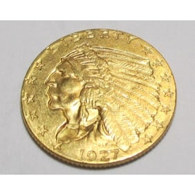 1927 $ 2.5 Gold Indian Quarter Eagle