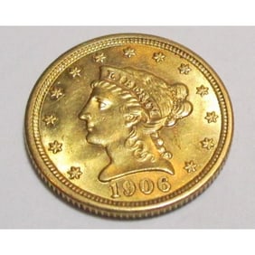 1906 $ 2.5 Gold Liberty