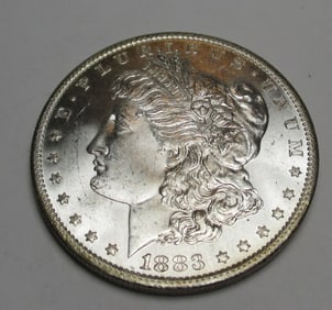 1883 O BU Morgan Silver Dollar