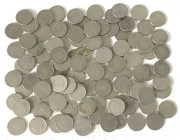 (100) Various Date/Grade V Nickels