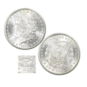 1881 Carson City KEY DATE Morgan Dollar AU/BU