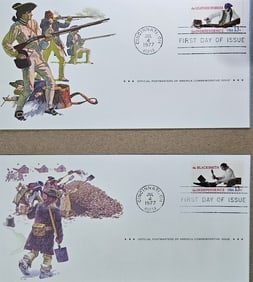 (2) Historical Event First Day Covers