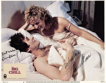 1983 Lobby Card Signed by G. Close -K.Klein -
