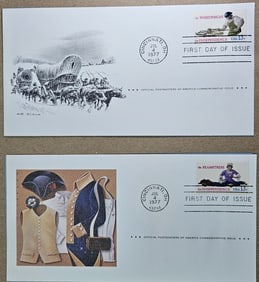 (2) Historical Event First Day Covers