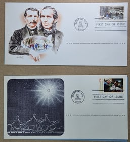 (2) Historical Event First Day Covers