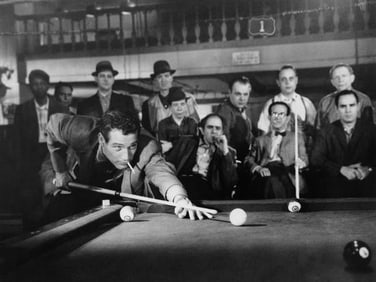 Paul Newman in the HUSTLER - Movie Advertsiment