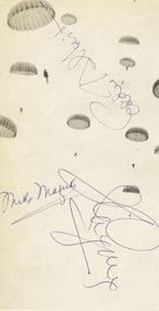 James Cagney -Eddie Albert-Mike Mazurki Autographs
