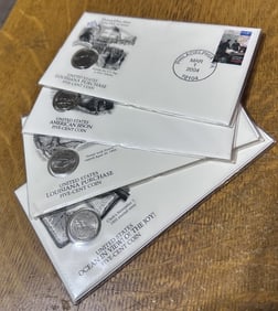 Lot of (4) Nickel First Day Covers