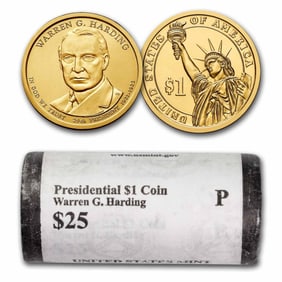 2014 P W. Harding Presidential $25 Roll