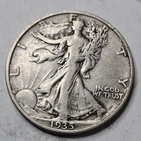 1935 s Walking Liberty Half Dollar