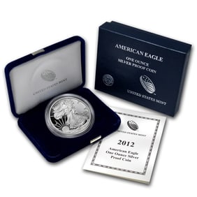 2012 US Mint Proof Silver Eagle in OMP