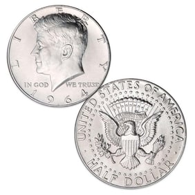 1964 Kennedy Half Dollar - 90% Silver