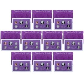 (10) 1985 S US Silver Proof Sets