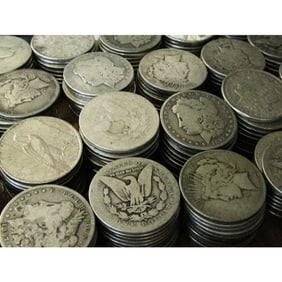 (100) Random Date and Grade Morgan Dollars