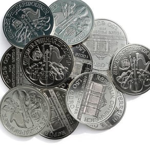 (10) Random 1 oz. Austrian Philharmonic Silver Rds