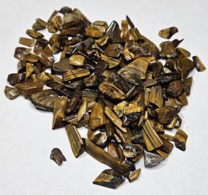 19 grams of  Natural Tigers Eye Chips