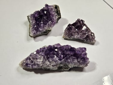 94.41 grams AAA Amethyst Cluster Lot