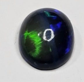 1.65 ct. Black Welo Opal Flashy Cabachon Gem