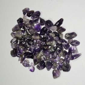 141.8 tcw. Natural Tumbled Amethyst