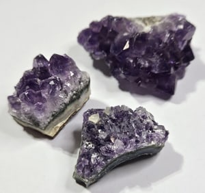 77 gram Natural Amethyst AAA Grade Clusters