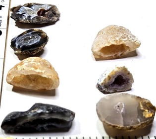 45.22 grams - Lot of 7 Oco Geodes