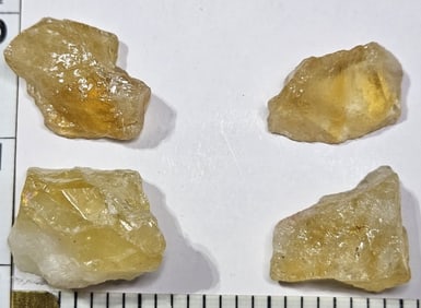 43.24 grams Natural Citrine Rough Parcel