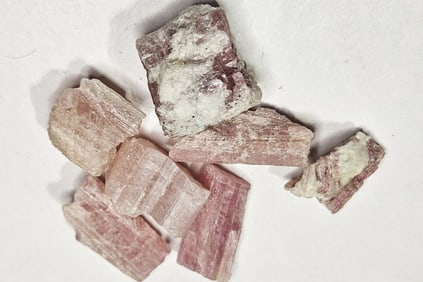 8.91 gram Natural Rough Pink Tourmaline Lot