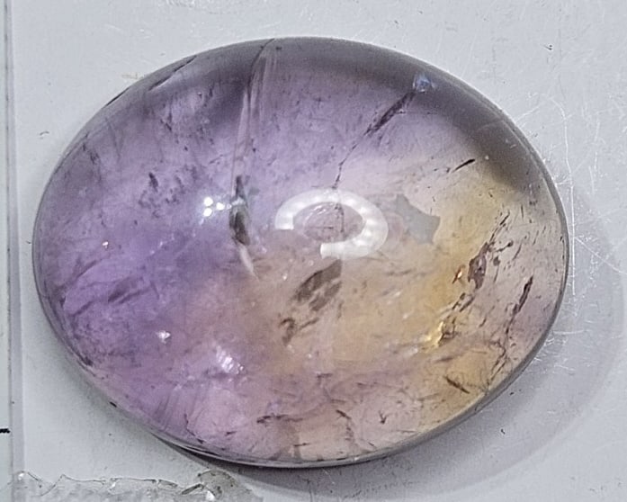 55 ct. Natural Rutilated Ametrine Cabachon Gem (1 of 3)