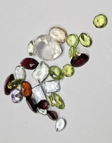 22.90 tcw. Natural Faceted Gemstone Parcel