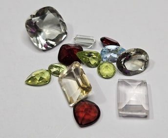 20.35 tcw. Natural Faceted Gemstone Parcel