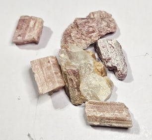 13.17 grams Natural Rough Pink Tourmaline Lot