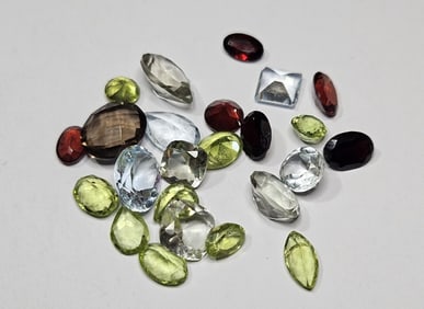 23.30 tcw. Natural Faceted Gemstone Parcel