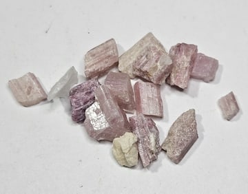 9.05 gram Natural Rough Pink Tourmaline lot