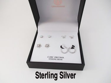 Giani Benini Sterling Silver Earring Set - $100 R