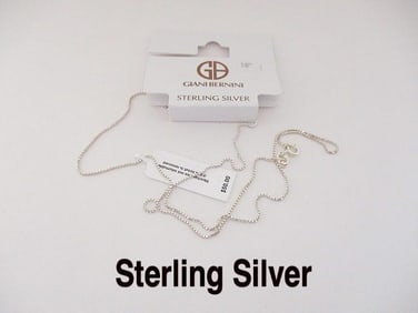 Giani Bernini Sterling Silver Necklace -$50 Retail