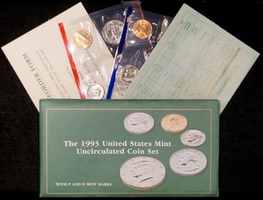 1993 US Mint Set - P & D Sets in OMP