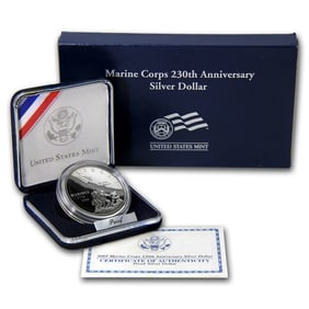 2005 US Marine Corps. Commemorative Silver Dollar