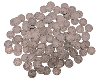 (120) Random Date Grade Buffalo Nickels