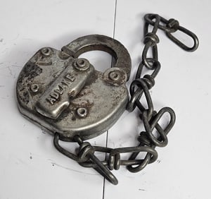Antique Adlake Railroad Lock