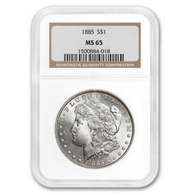 1885 P MS 65 NGC Morgan Silver Dollar